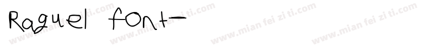 raguel font字体转换